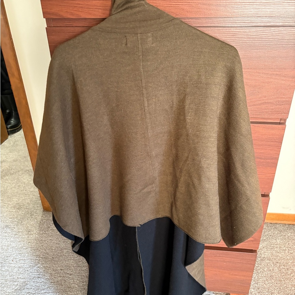 Anthropologie Brown Poncho - Picture 5 of 6